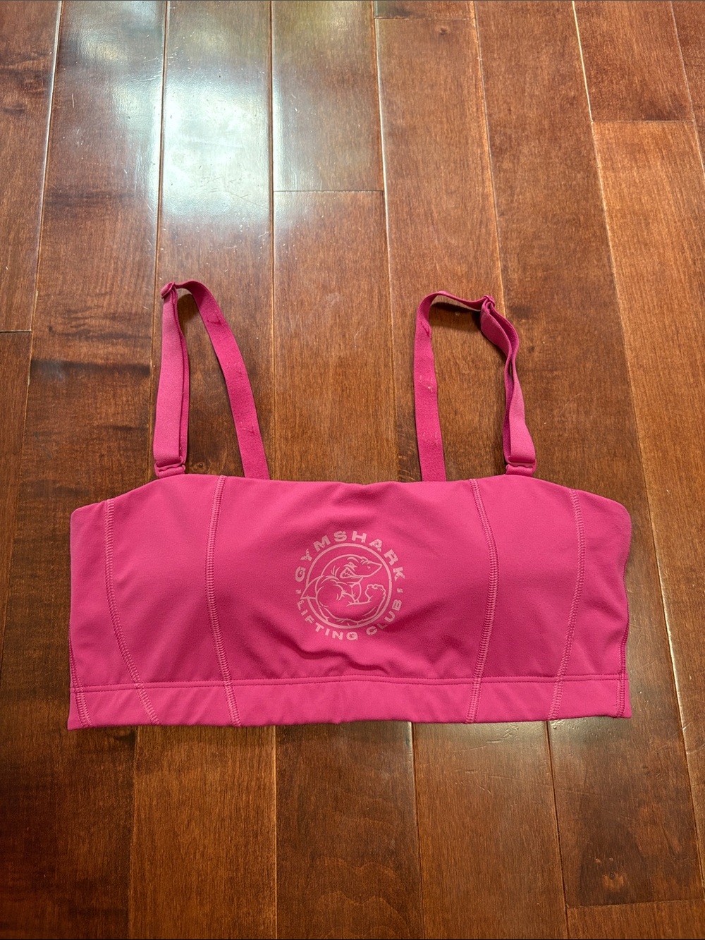 Gymshark Pink Lifting Club Sports Bra Bandeau Size Small